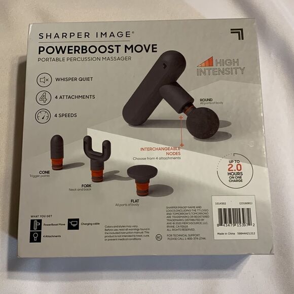 Sharper Image Powerboost Move portable percussion massager NWT - Picture 2 of 9